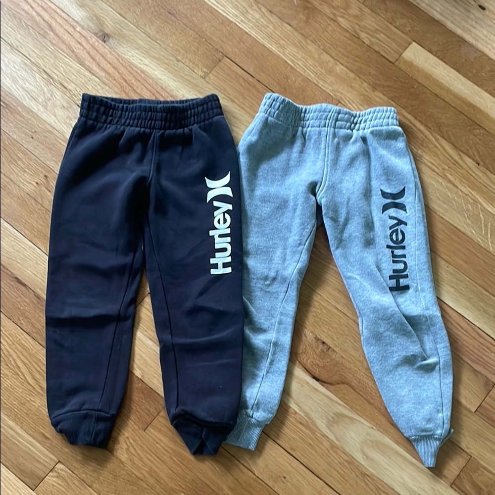 Hurley Kids Jogger Pants - Black and Gray
